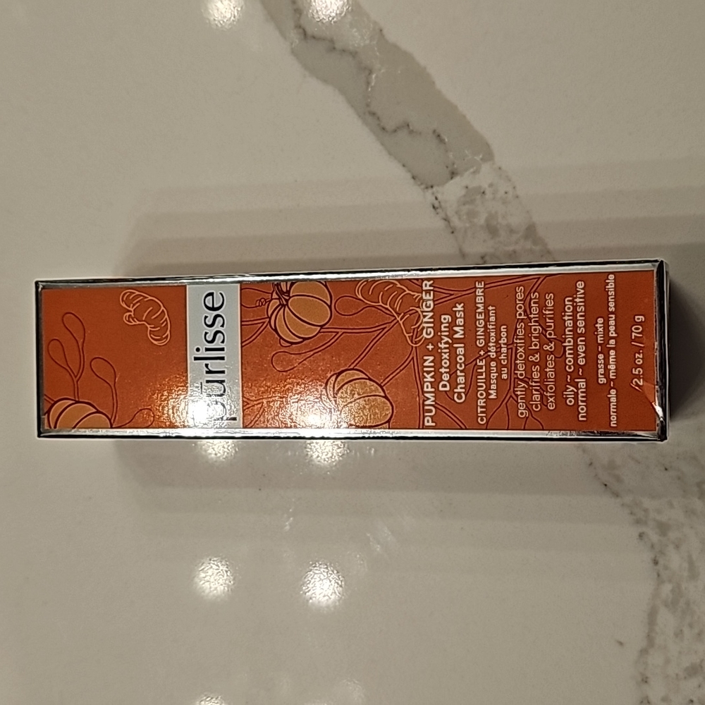 Purlisse Pumpkin + ginger detoxifying charcoal mask
